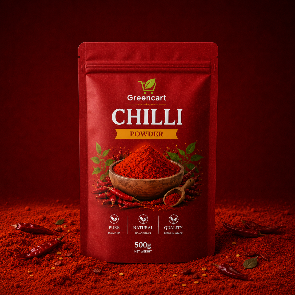 Greencart Chilli Powder (500g)